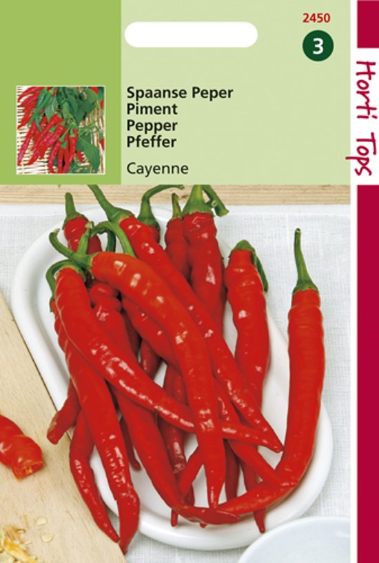 Pepper Cayenne Long Slim (Capsicum) 225 seeds HT